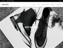 Tablet Screenshot of loboshoes.com